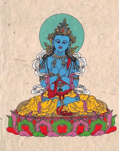 Dorje Chang - Reispapierklappkarte