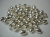 Ovale Silber Perlen