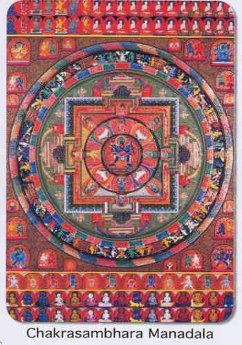 Buddhamagnet mit Chrakrasambhara Mandala