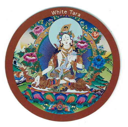 Buddhamagnet mit White Tara