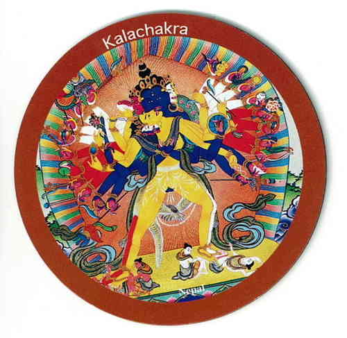 Buddhamagnet mit Kalachakra – Buddha