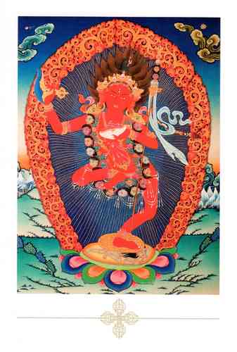 Dorje Phamo Postkarte