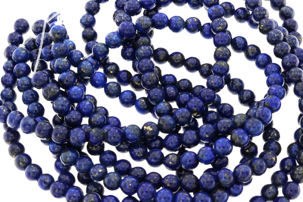 Lapislazuli Perlen 10mm Rund Natur Edelstein Schmucksteine Lapis Lazuli  AZG227 