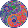 Sonnenlichtsticker Yin Yang Mandala