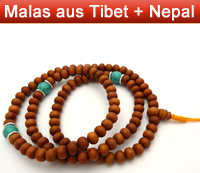 Malas aus Nepal, Indien + Tibet